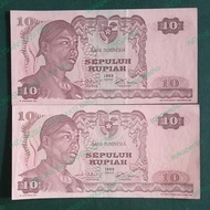 Uang Kuno Rp.10,- Sudirman 1968