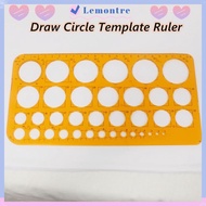 LEMONTRE Draw A Circle Template Ruler Template Ruler Special Ruler For Drawing Circle Drawing Templa