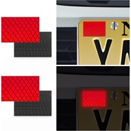 2-Pieces Reflective License Plate Stickers for New Jersey GDL Drivers - Perfect for New Drivers Unde
