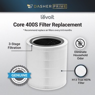 Levoit Core 400S True HEPA 3-Stage Original Replacement Filter - Core 400S-RF White