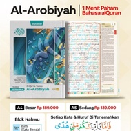 AlQuran Nahwu AlArobiyyah A5 HC Terjemah Perhuruf Perkata Al Qosbah