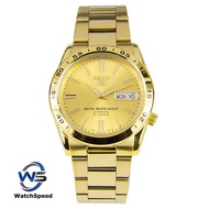 Seiko 5 SNKE06K1 SNKE06K SNKE06 Automatic Gold Tone Stainless Steel Men's Watch