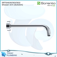 Sorento Stainless Steel Round Shower Arm SRTSA830 SRTSA831 SRTSA832 [Chrome]