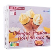 Picard Mango Passionfruit Coconut Ice Cream Cones