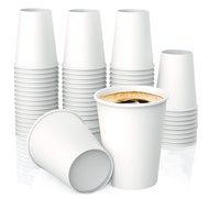 CODln stock☎☌50pcs. Paper Cup white disposable (22oz, 16oz, 12oz, 8oz, 6.5oz, 5oz, 4oz, 3oz, 2.5oz)