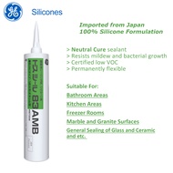 GE Silicones Tosseal 83 AMB Anti-microbial & Anti-fungal Grade Sanitary Silicone Sealant | 333 ml | 