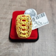 Emas916, Cincin Coco Datin Padu Pjn Big 3.0 cm Pd 1393 P445 21