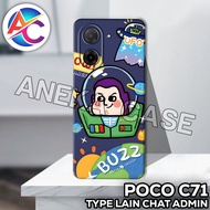 AC63/Case poco C71/ CARTOON Motif poco C71/casing poco C71/silicone poco C71