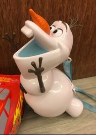 日本迪士尼帶回來的雪寶爆米花造型桶(萬聖節變妝配件)