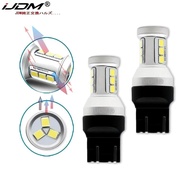 2pcs Red High Power Max 20W CRE'E LED 7443 T20 7444NA LED Bulbs For Turn Signal Lights, Tail Lights,