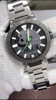 Casio Protrek PRX-8000T 藍寶石鈦合金DLC電波登山錶