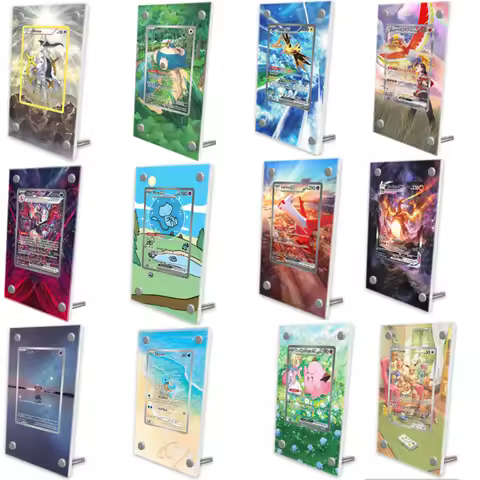 Pokemon Display Cards PTCG Reshiram Zekrom Charizard Espeon Latias SV11 151 Anime Game Expand Art Gi