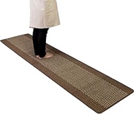 OKA Good Foot Feel Easy Wash Kitchen Mat, Brown, Approx. 23.6 x 99.9 inches (60 x 252 cm), Washable,