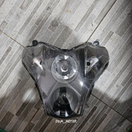 headlamp reflektor set mika lampu depan bajaj pulsar 220 original