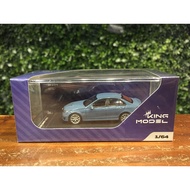 1/64 KingModel Mercedes-AMG C63 (W204) Blue [MGM]