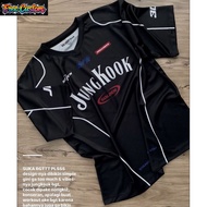 [Free Custom Name & Number] JUNGKOOK Exclusive Imprint Trendy Top Short-sleeved Jersey
