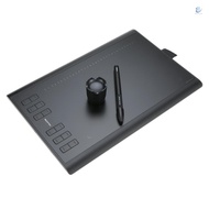 [Toolwe]Huion Graphic Drawing Tablet Micro USB New 1060PLUS with Memory Card 12 Express Keys Digital Painting Rechargeable Pen