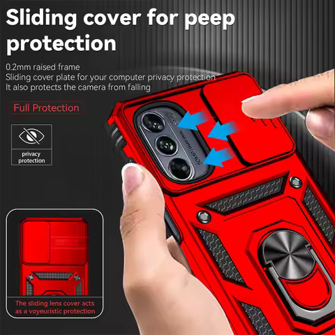 For Motorola G22 Case Slide Camera Protection Shockproof Armor Phone Cases For Moto G32 G52 G62 G82 