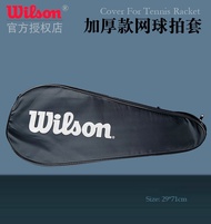 ◎ ◎☄Wilson Wilson ชุดไม้เทนนิสชายและหญิงกระเป๋าแร็กเก็ตเดี่ยวไหล่เดี่ยวกระเป๋าเทนนิสแร็กเก็ต Cover