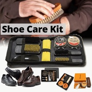 {SG} Shoe Care Kit Leather Shoe Cleaning Tools Shoe Shine Kit Boot Cleaning Kit with Neutral Shoe Polish Brush