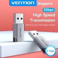 Vention USB Male to Type C Female OTG Adapter Converter Cable for Phone Laptop Earphone USB Adapter 