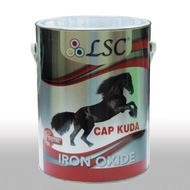 [Red / Black / Grey] LSC Iron Oxide Primer Metal Undercoat Anti-rust Iron Steel Paint 5L