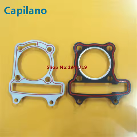 motorcycle cylinder block engine block gasket GY6 125 for GY6-125 engine seal parts with red line