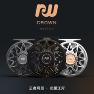 RiverWaltz Crown Series Fly Reel, Carbon Fiber Brake, 2-8WT Freshwater Fly Fishing Reel fo