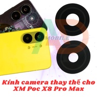 Camera glass / rear camera glass replacement for XM Poc X8 Pro Max with glue included