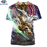 SONSPEE Anime Saint Seiya Series Print shirt 3D Summer Men Women T-shirt Fashion Streetwear Man Oversize Clothing Kids T-shirts