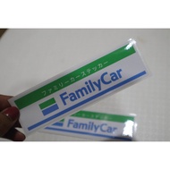 Family Car - Bumper Sticker / Car Decals (Waterproof) Sticker Motor/Konvoi/Family Day/Kereta
