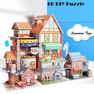 [Style Random] 6D building paper puzzle DIY play art and craft kid puzzle early learning puzzle educ