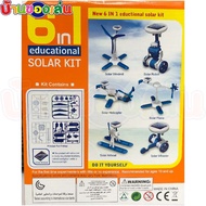 MKTOYS Robot solar Power Set 6 Types Of Assembly Toys Children's 6IN1 Eductional DIY kit 2111
