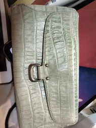 Mandarina Duck 鱷魚紋長銀包