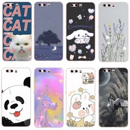 for huawei p10 lite/p10/P10 Plus/p9 lite cases Soft Silicone Casing phone case cover
