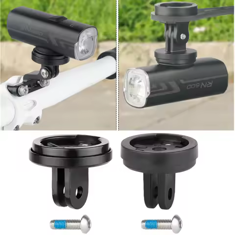 Direction Adjustable Adaptor for Garmin Bryton Wahoo Computer Rear Radar Light Fits Magicshine Headl