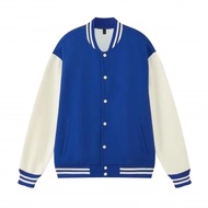 แจ็คเก็ตน้ำหนักเบาผู้ชาย HAKARI ปกตั้งปัก Jaket Baseball ผู้ชาย