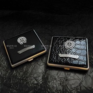 Crow Cross Ultra-Thin High-End Personality yy Box Fashion Trendy Leather Compression-Resistant yy Cl