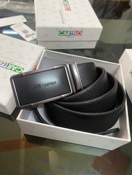 [ CARTELO]Thắt Lưng Da Nam Cao Cấp Hàng Hiệu CARTELO Thắt Lưng Nam Da Bò 2 Lớp 100% Khóa Tự Động G05