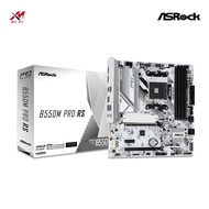 ASRock B550M Pro RS White Motherboard AM4 4x DDR4 RAM Slots PCIe 4.0 Perfect for White PC Build