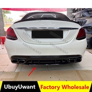On sale For Mercedes Benz C Class W205 C43 C63 Four-door Rear Bumper Diffuser Lip Spoiler Car Body K