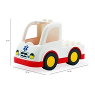 Compatible with Lego duplo Traffic Vehicle Car Model Big Building Blocks Airplane Engineering Truck Compatible Big Size Brick Accessories Toy Children Gift FMHP GQWVML