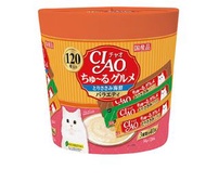 <CIAO 超奴美食> 雞肉•海鮮 PARTY (14g x120條) (三種口味) SC-213 貓小食 貓肉泥小食