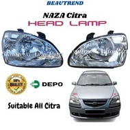 Naza Citra Head Lamp Headlight Depo Lampu kereta Depan Kiri Kanan