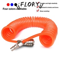 FLORY11 Air Compressor Hose Tube, Flexible With Connector PU Air Compressor Hose, PU PU Recoil Air T