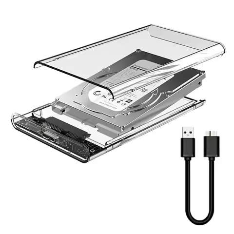Hard Disk Boxs USB 3.0 type C 3.1 to SATA III Hard Disk Case 2.5 Inch HDD SSD Shell External Enclosu
