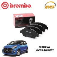 BREMBO BRAKE PAD FRONT PERODUA MYVI LAGI BEST / BEZZA / AXIA