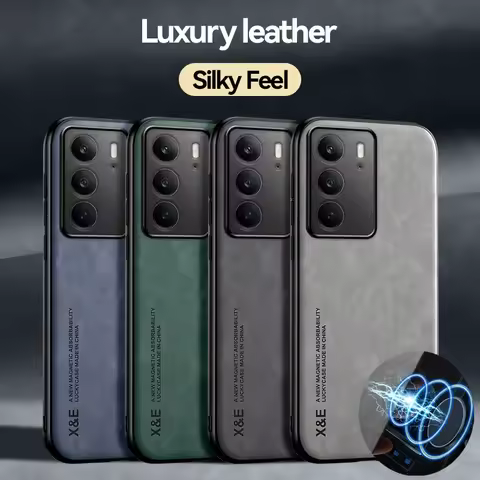 Skin Feeling Shockproof Magnetic Case for Realme C75 4G Realme 14x 5G Protective Cover Back Shell Co