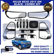 Toyota Hilux Revo / Conquest 4x4 4x2 Recco 2016 2017 2018 2019 2020 Black Chrome / Conquest Accessor