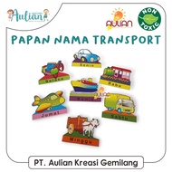 Education Toys - MAKET Name Transportation / Children Toys / Wood Toys / Miniature / AULIAN KIDSTORE